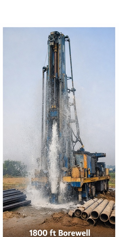 1500 ft Borewell Drilling Rajpura