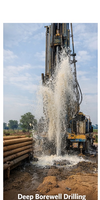 Deep Borewell Drilling 1800 ft Rajpura